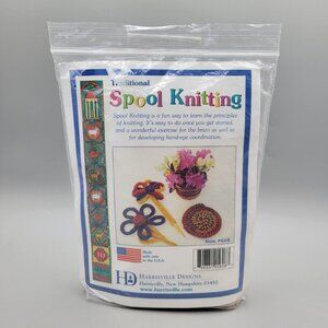 Traditional Spool Knitting Kit With Instructions For Beginners